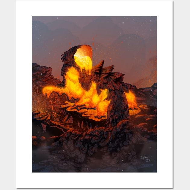 Volcano Wall Art by AgathaHart